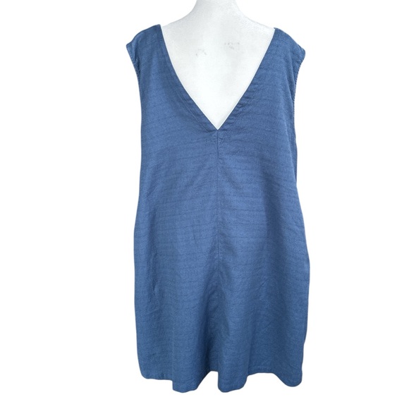 Gudrun Sjoden Organic Cotton Lagenlook Tunic Blue M - Picture 2 of 6